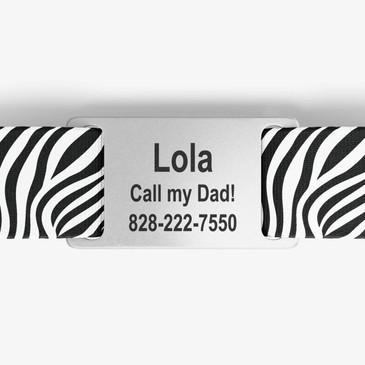 closeup of nameplate personalization